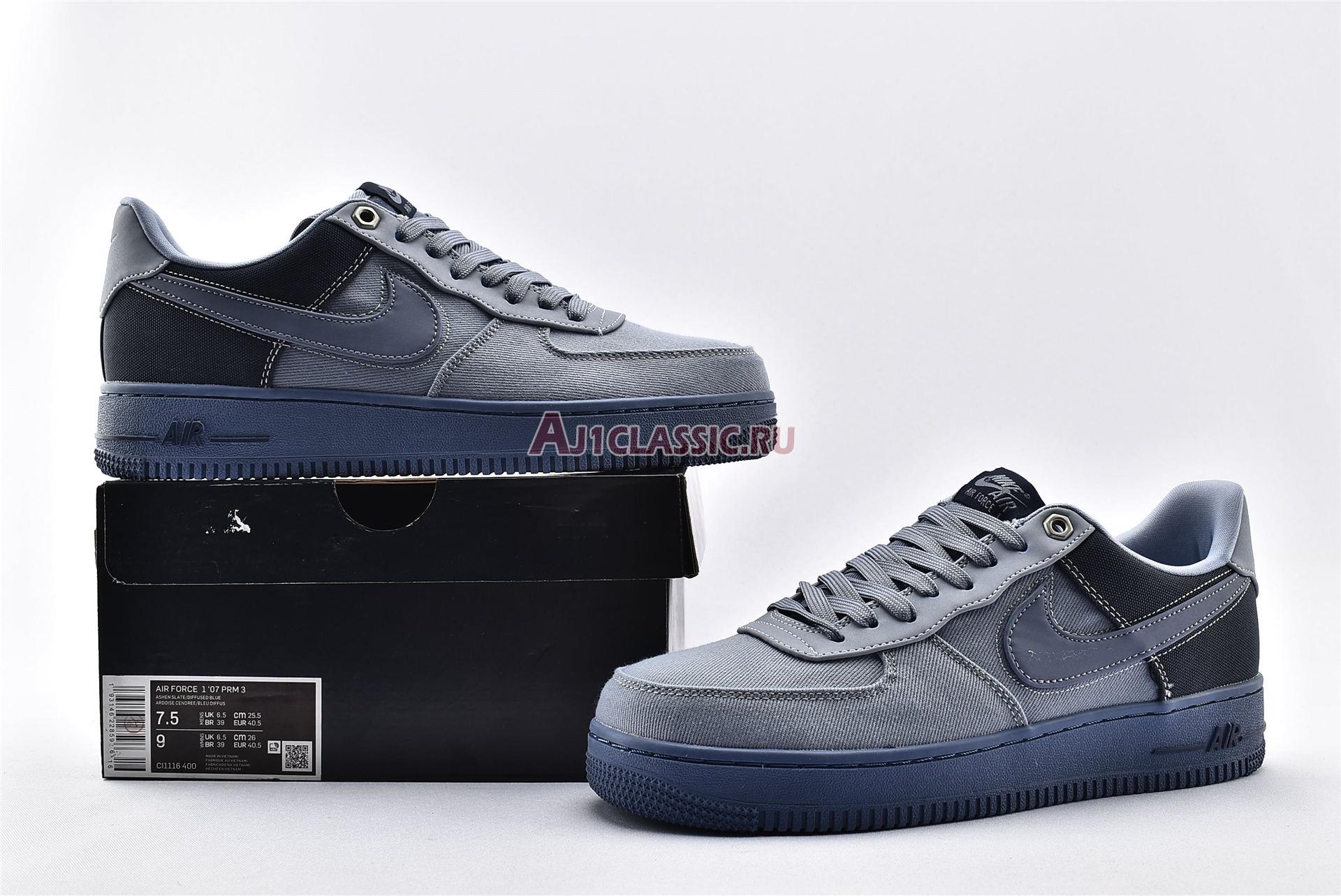 New Nike Air Force 1 Premium "Ashen Slate" CI1116-400 Shoes