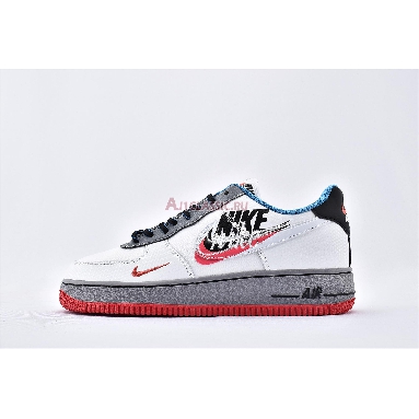 Nike Air Force 1 Low Time Capsule CT1620-100 White/Red/Black/Grey/Blue Mens Womens Shoes