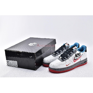 Nike Air Force 1 Low Time Capsule CT1620-100 White/Red/Black/Grey/Blue Sneakers