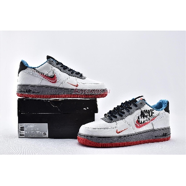 Nike Air Force 1 Low Time Capsule CT1620-100 White/Red/Black/Grey/Blue Mens Womens Shoes