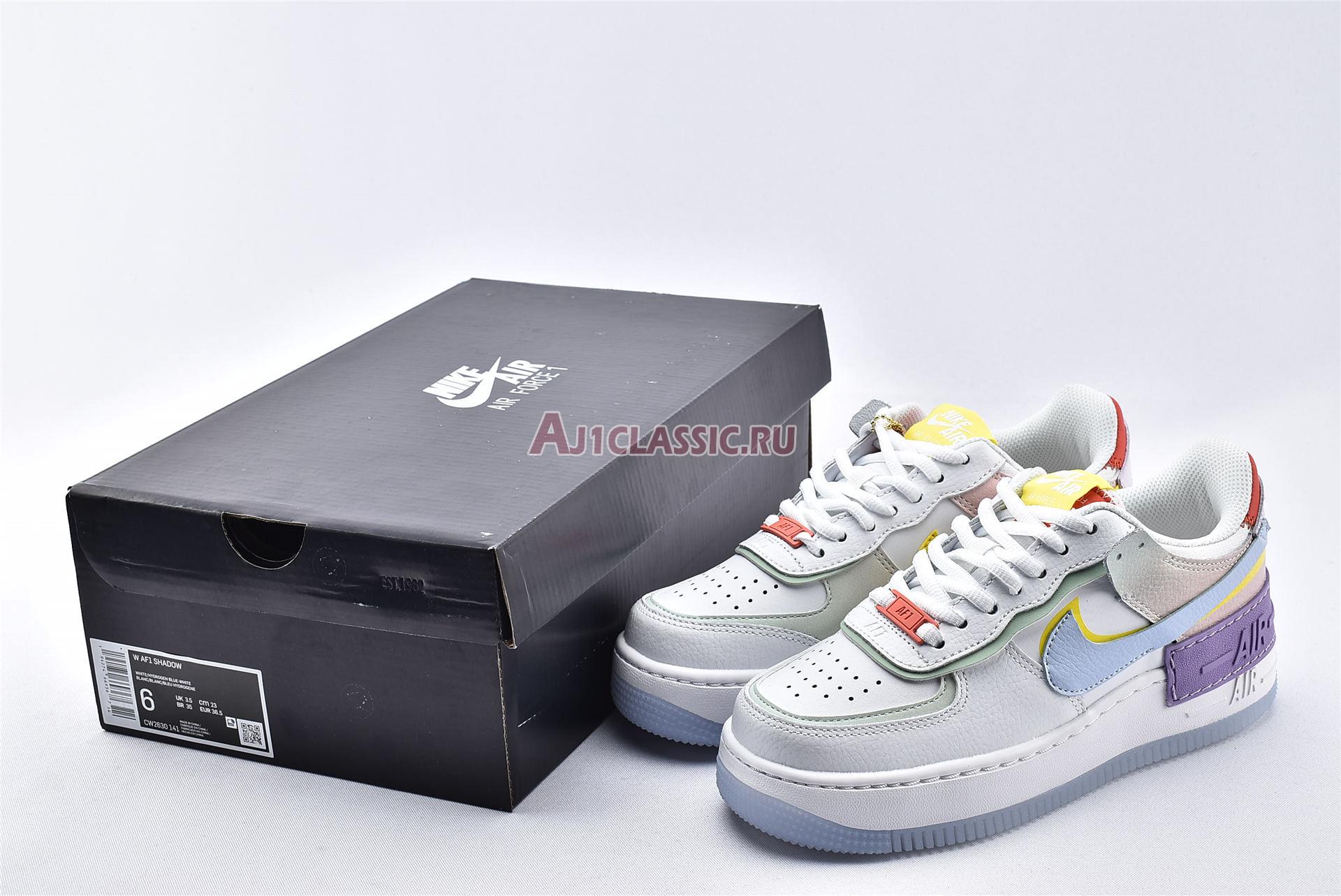 Nike Wmns Air Force 1 Shadow "White Hydrogen Blue" CW2630-141