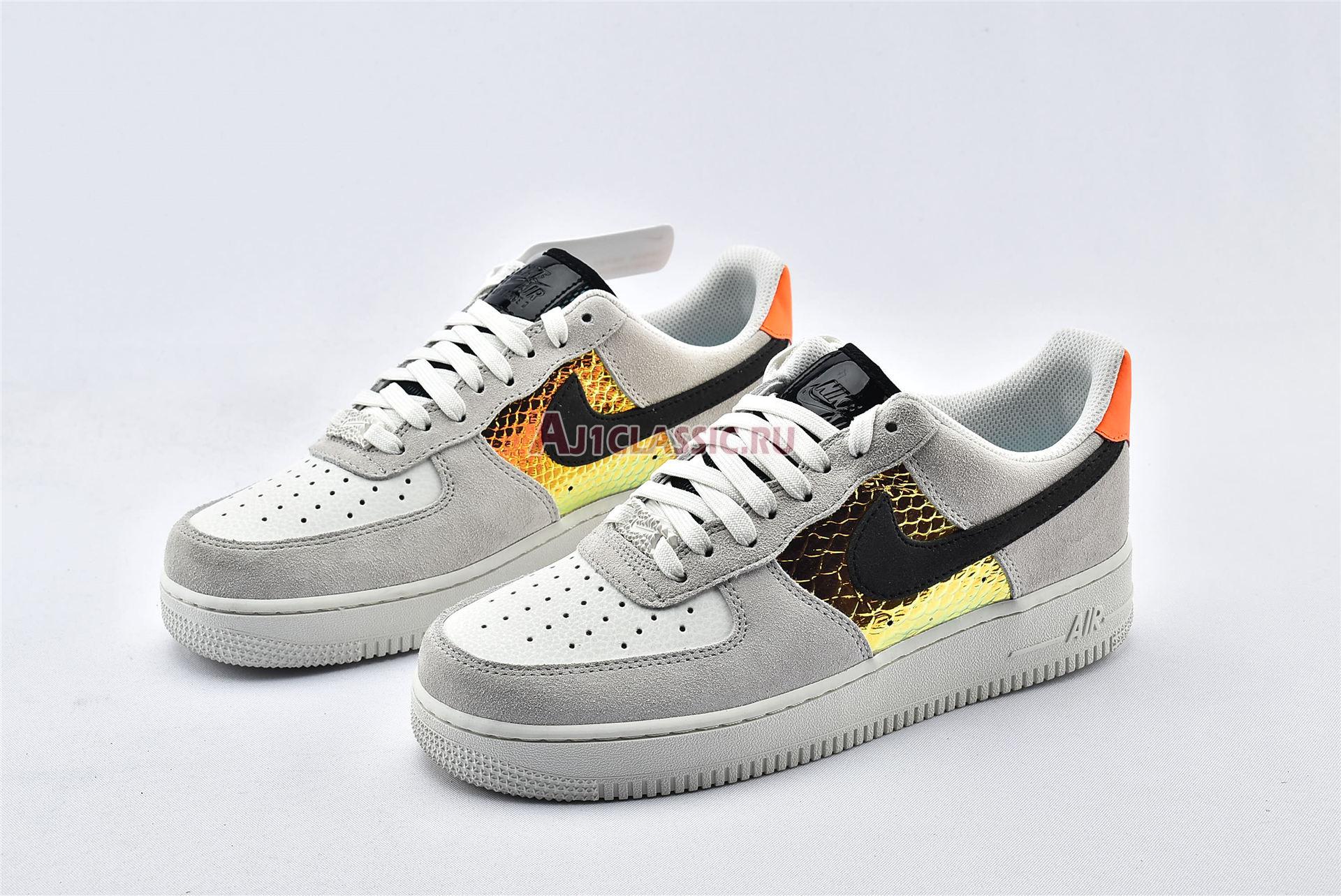 New Nike Air Force 1 Low "Iridescent Snakeskin" CW2657-001 Shoes