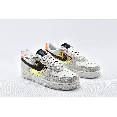 Nike Air Force 1 Low Iridescent Snakeskin CW2657-001 Light Bone/Sail/Hyper Crimson/Black Mens Womens Shoes