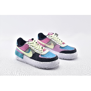 Nike Wmns Air Force 1 Shadow Multi-Color CK3172-001 Black/Blue/Green/Pink/White Sneakers