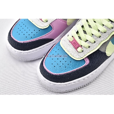 Nike Wmns Air Force 1 Shadow Multi-Color CK3172-001 Black/Blue/Green/Pink/White Sneakers