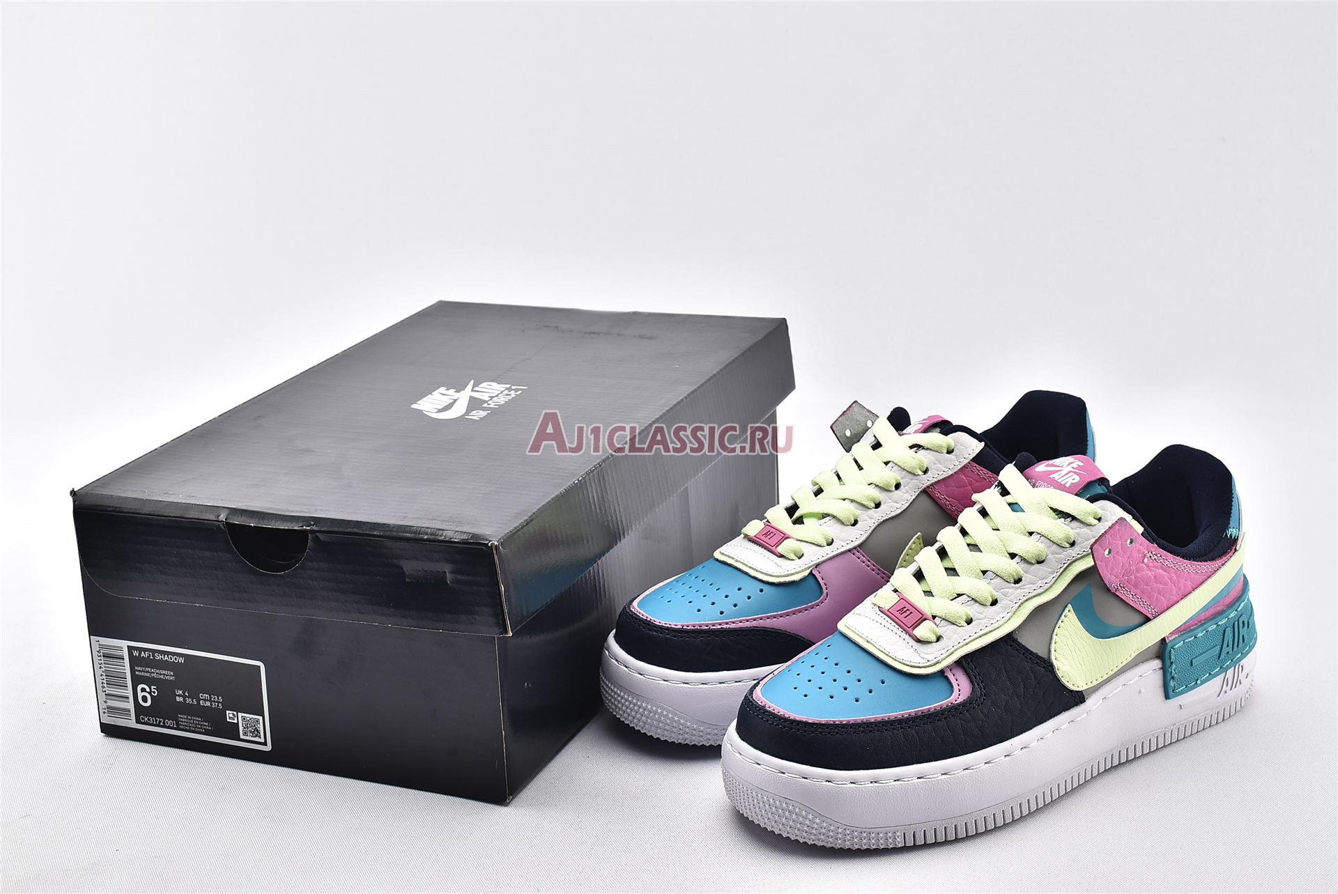 New Nike Wmns Air Force 1 Shadow "Multi-Color" CK3172-001 Shoes