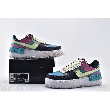 Nike Wmns Air Force 1 Shadow Multi-Color CK3172-001 Black/Blue/Green/Pink/White Sneakers