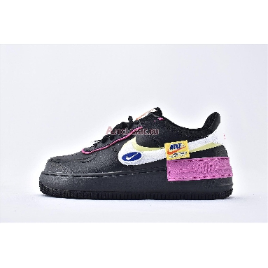 Nike Wmns Air Force 1 Shadow Cosmic Fuchsia CU4743-001 Black/Limelight/Cosmic Fuchsia/White Mens Womens Shoes