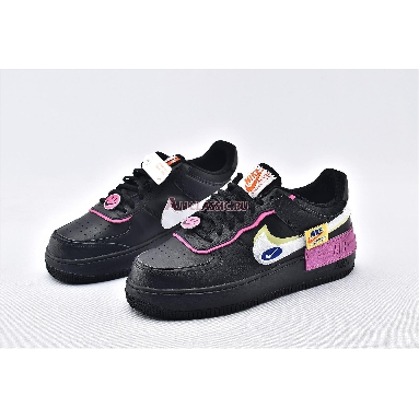 Nike Wmns Air Force 1 Shadow Cosmic Fuchsia CU4743-001 Black/Limelight/Cosmic Fuchsia/White Mens Womens Shoes