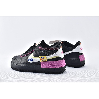 Nike Wmns Air Force 1 Shadow Cosmic Fuchsia CU4743-001 Black/Limelight/Cosmic Fuchsia/White Mens Womens Shoes