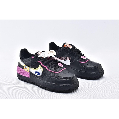 Nike Wmns Air Force 1 Shadow Cosmic Fuchsia CU4743-001 Black/Limelight/Cosmic Fuchsia/White Mens Womens Shoes