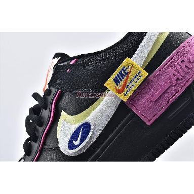 Nike Wmns Air Force 1 Shadow Cosmic Fuchsia CU4743-001 Black/Limelight/Cosmic Fuchsia/White Mens Womens Shoes