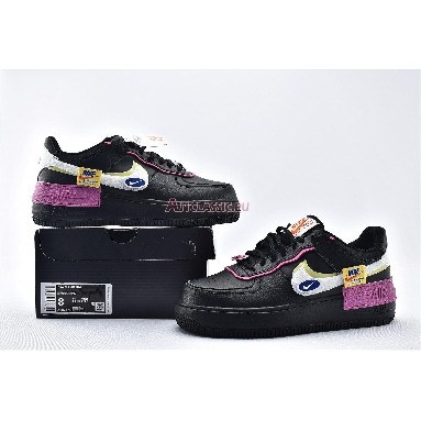 Nike Wmns Air Force 1 Shadow Cosmic Fuchsia CU4743-001 Black/Limelight/Cosmic Fuchsia/White Mens Womens Shoes