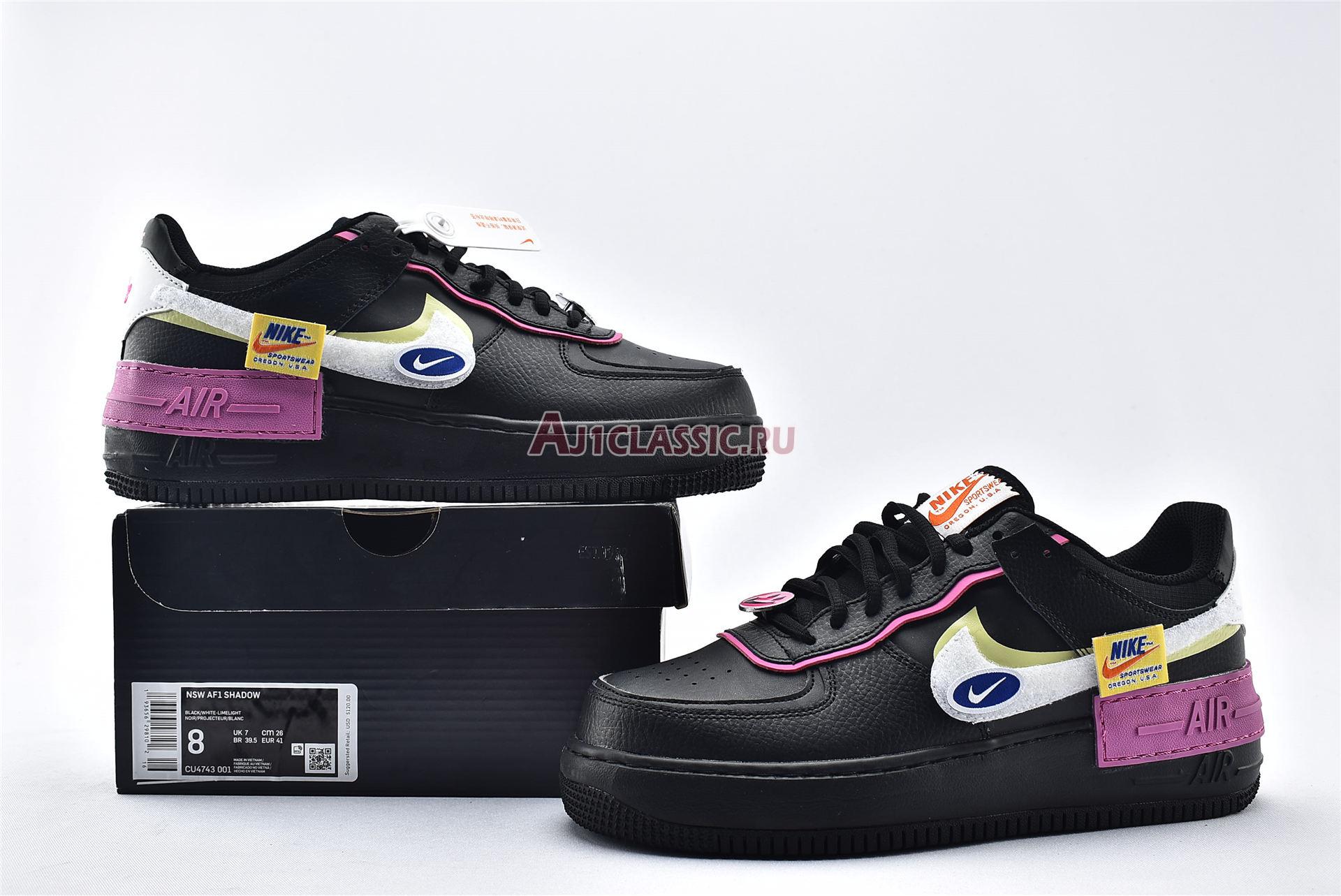 New Nike Wmns Air Force 1 Shadow "Cosmic Fuchsia" CU4743-001 Shoes