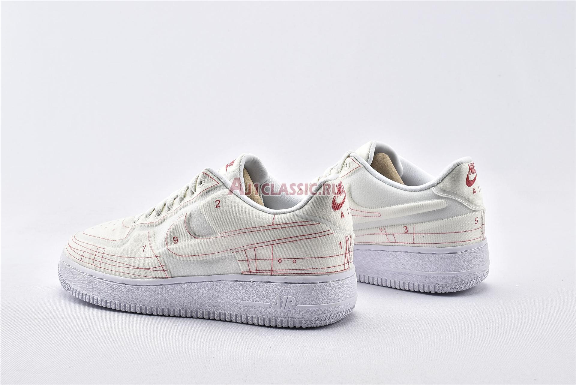 New Nike Wmns Air Force 1 07 Low LX "Summit White" CI3445-100 Shoes