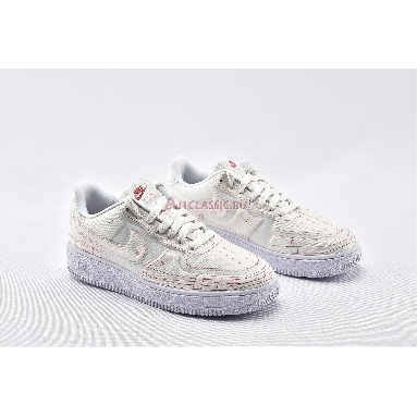 Nike Wmns Air Force 1 07 Low LX Summit White CI3445-100 Summit White/Summit White-University Red Mens Womens Shoes