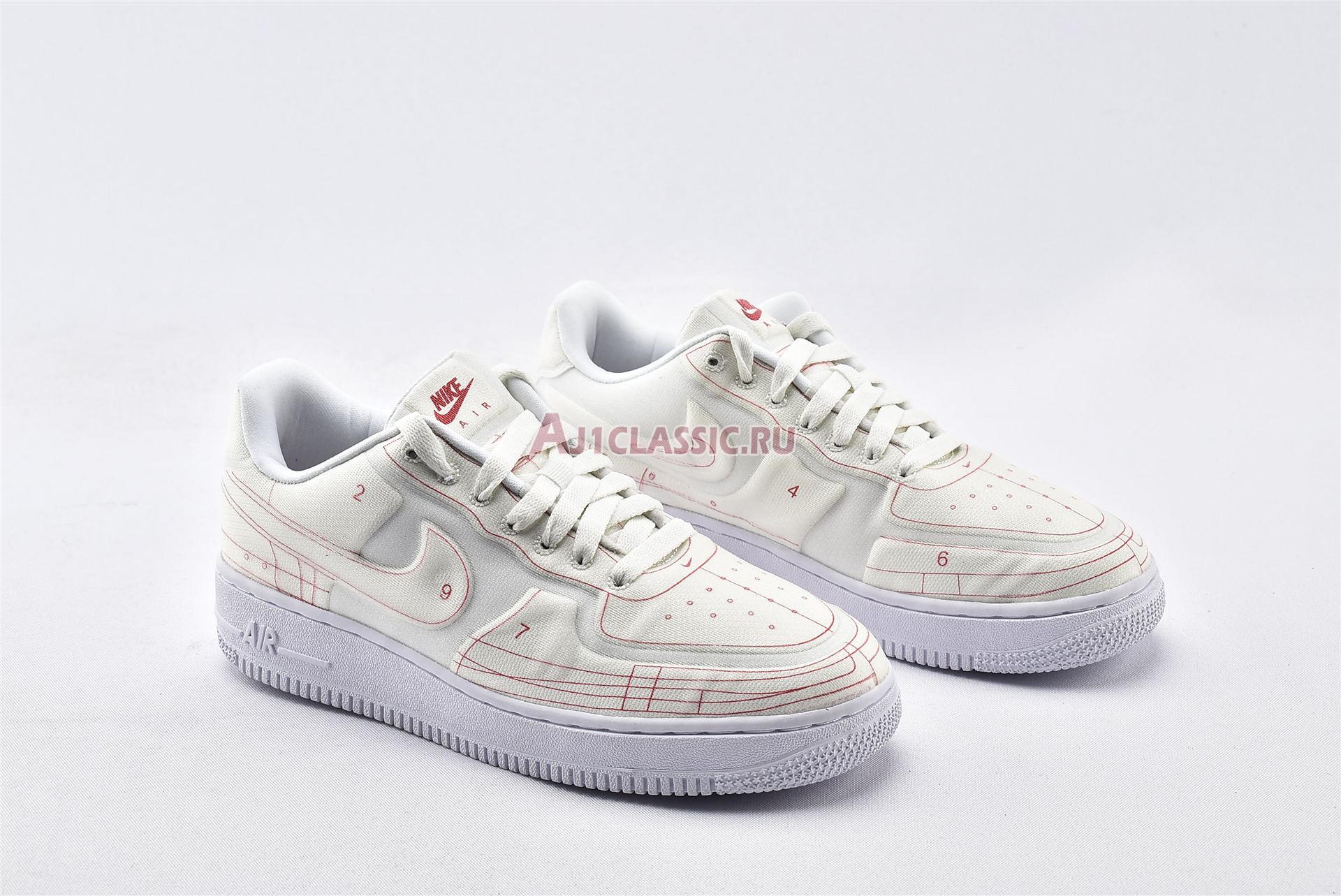 New Nike Wmns Air Force 1 07 Low LX "Summit White" CI3445-100 Shoes