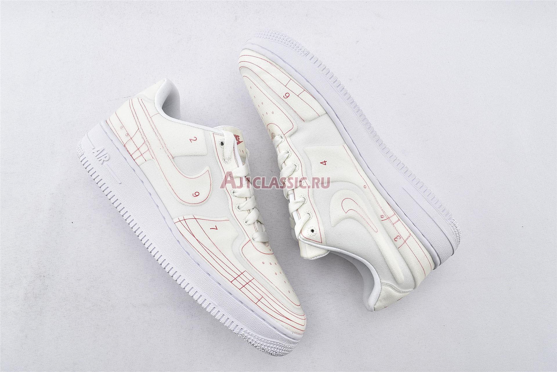 New Nike Wmns Air Force 1 07 Low LX "Summit White" CI3445-100 Shoes