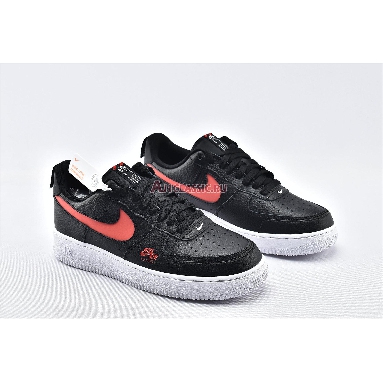 Nike Air Force 1 Low LV8 Utility Bred CW7579-001 Black/University Red-White Mens Womens Shoes