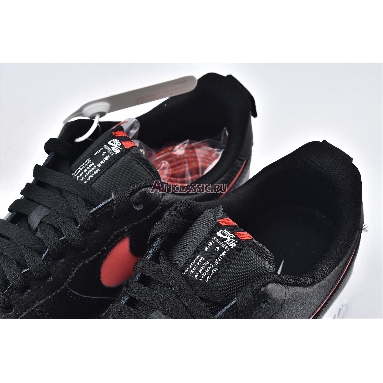 Nike Air Force 1 Low LV8 Utility Bred CW7579-001 Black/University Red-White Mens Womens Shoes