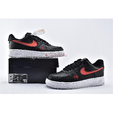 Nike Air Force 1 Low LV8 Utility Bred CW7579-001 Black/University Red-White Mens Womens Shoes