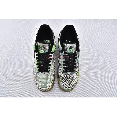 Nike Air Force 1 Low QS Chicago CT8441-002 Black/Black/Green Spark Mens Womens Shoes