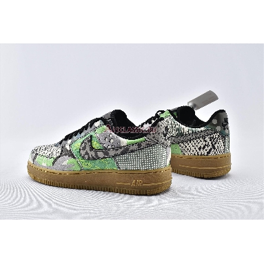 Nike Air Force 1 Low QS Chicago CT8441-002 Black/Black/Green Spark Mens Womens Shoes