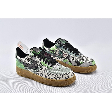 Nike Air Force 1 Low QS Chicago CT8441-002 Black/Black/Green Spark Mens Womens Shoes