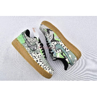 Nike Air Force 1 Low QS Chicago CT8441-002 Black/Black/Green Spark Mens Womens Shoes