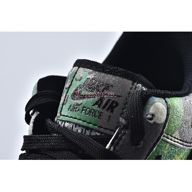 Nike Air Force 1 Low QS Chicago CT8441-002 Black/Black/Green Spark Sneakers