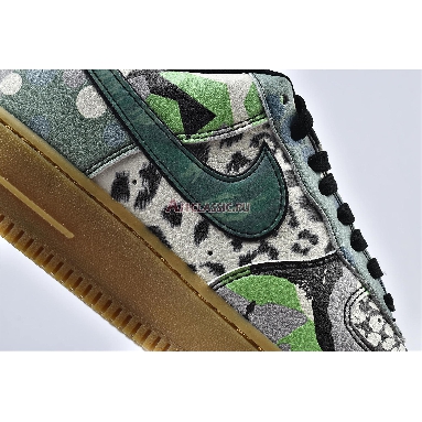 Nike Air Force 1 Low QS Chicago CT8441-002 Black/Black/Green Spark Mens Womens Shoes