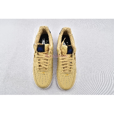 NBA x Air Force 1 07 LV8 Sesame University Gold CT2298-200 Sesame/University Gold/Deep Royal Blue/Sesame Mens Womens Shoes