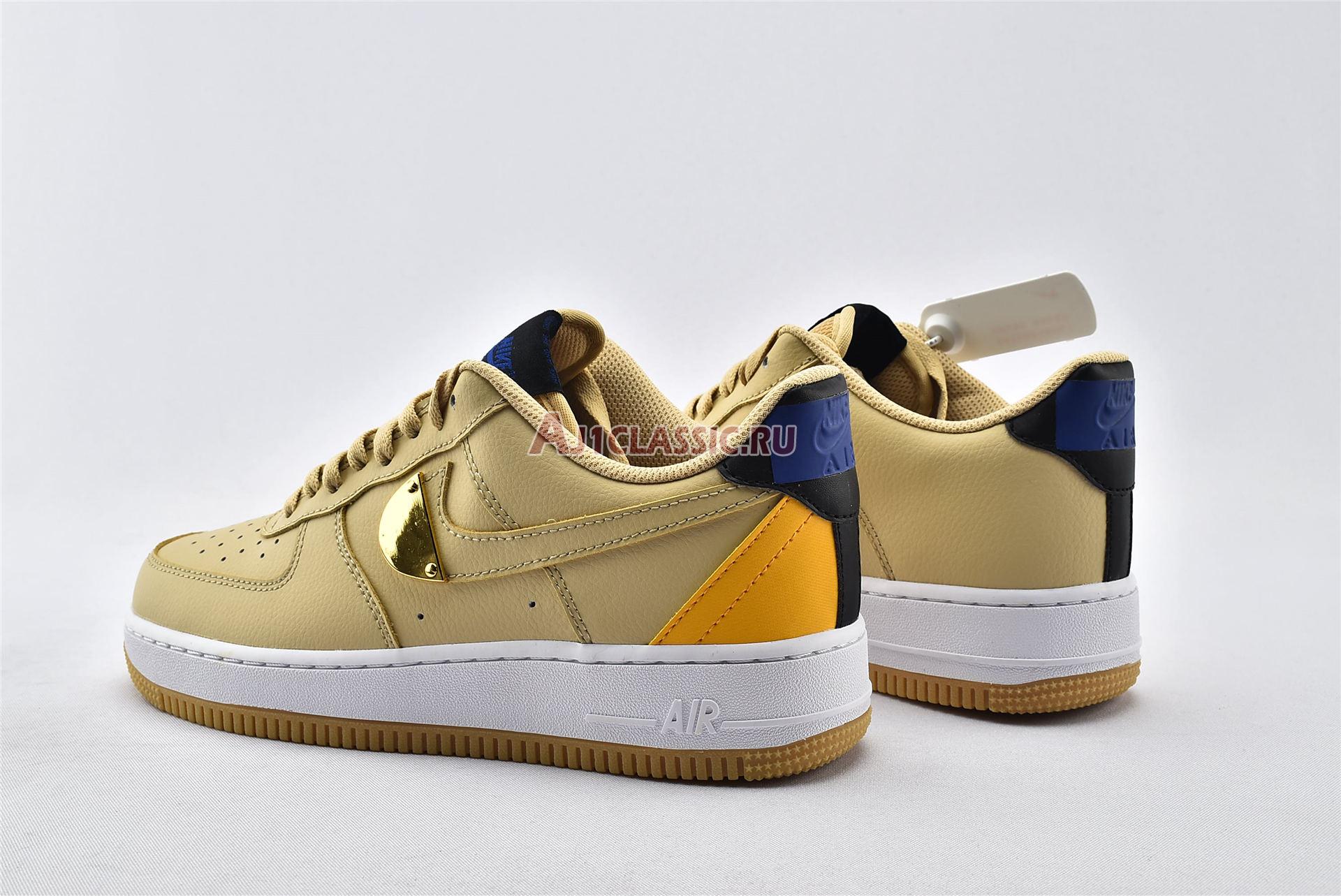 New NBA x Air Force 1 07 LV8 "Sesame University Gold" CT2298-200 Shoes