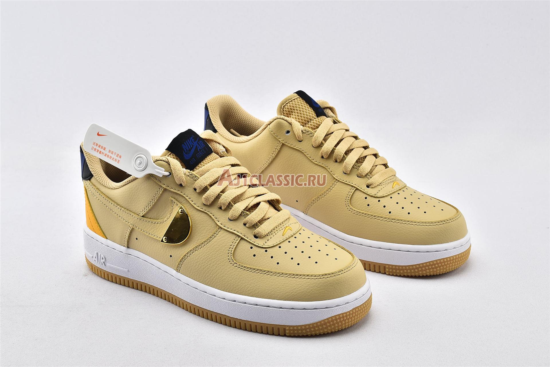 New NBA x Air Force 1 07 LV8 "Sesame University Gold" CT2298-200 Shoes