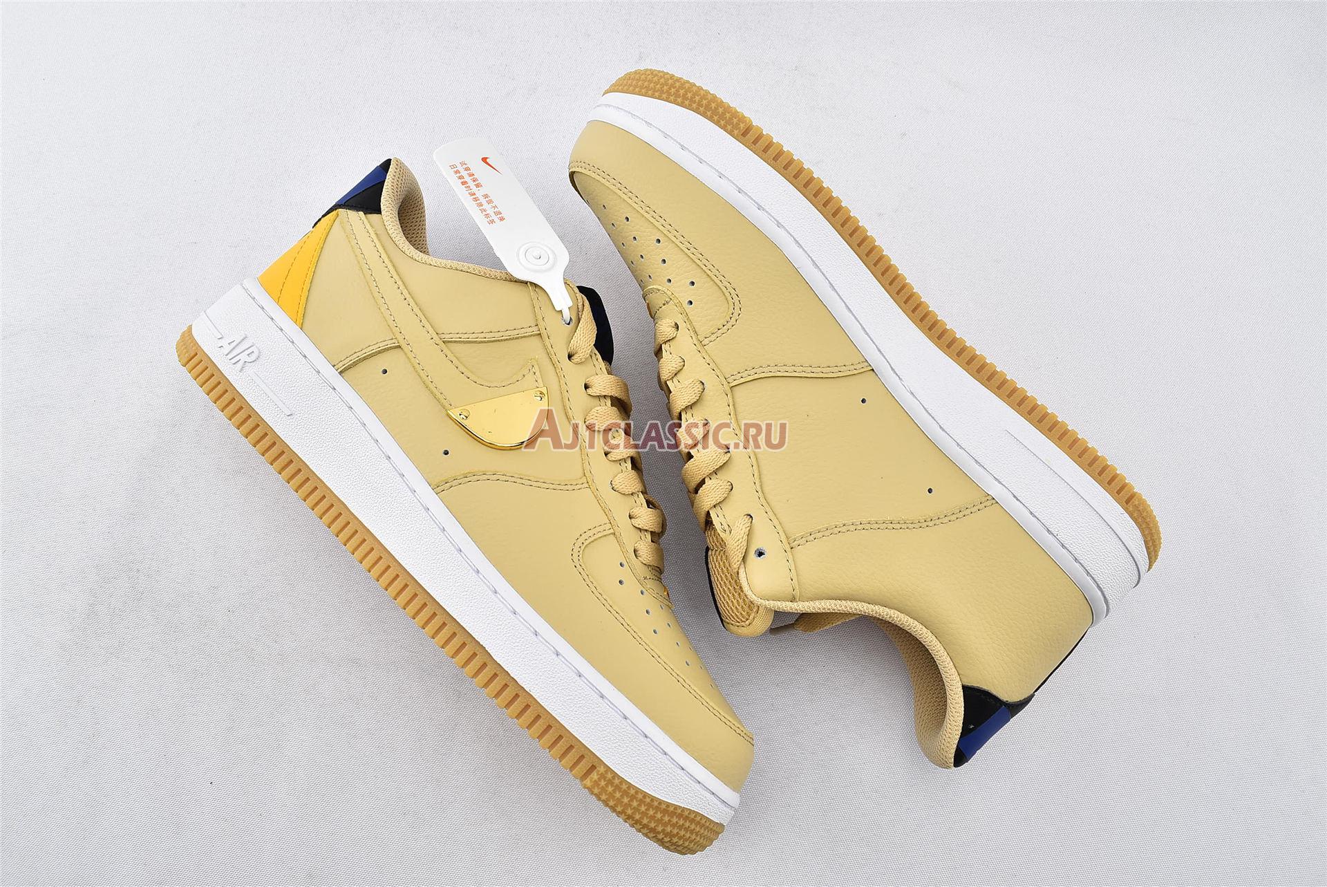 New NBA x Air Force 1 07 LV8 "Sesame University Gold" CT2298-200 Shoes