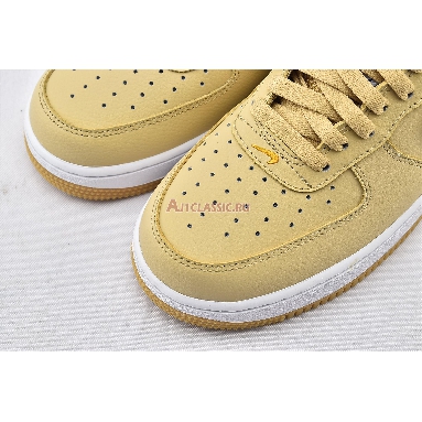 NBA x Air Force 1 07 LV8 Sesame University Gold CT2298-200 Sesame/University Gold/Deep Royal Blue/Sesame Mens Womens Shoes