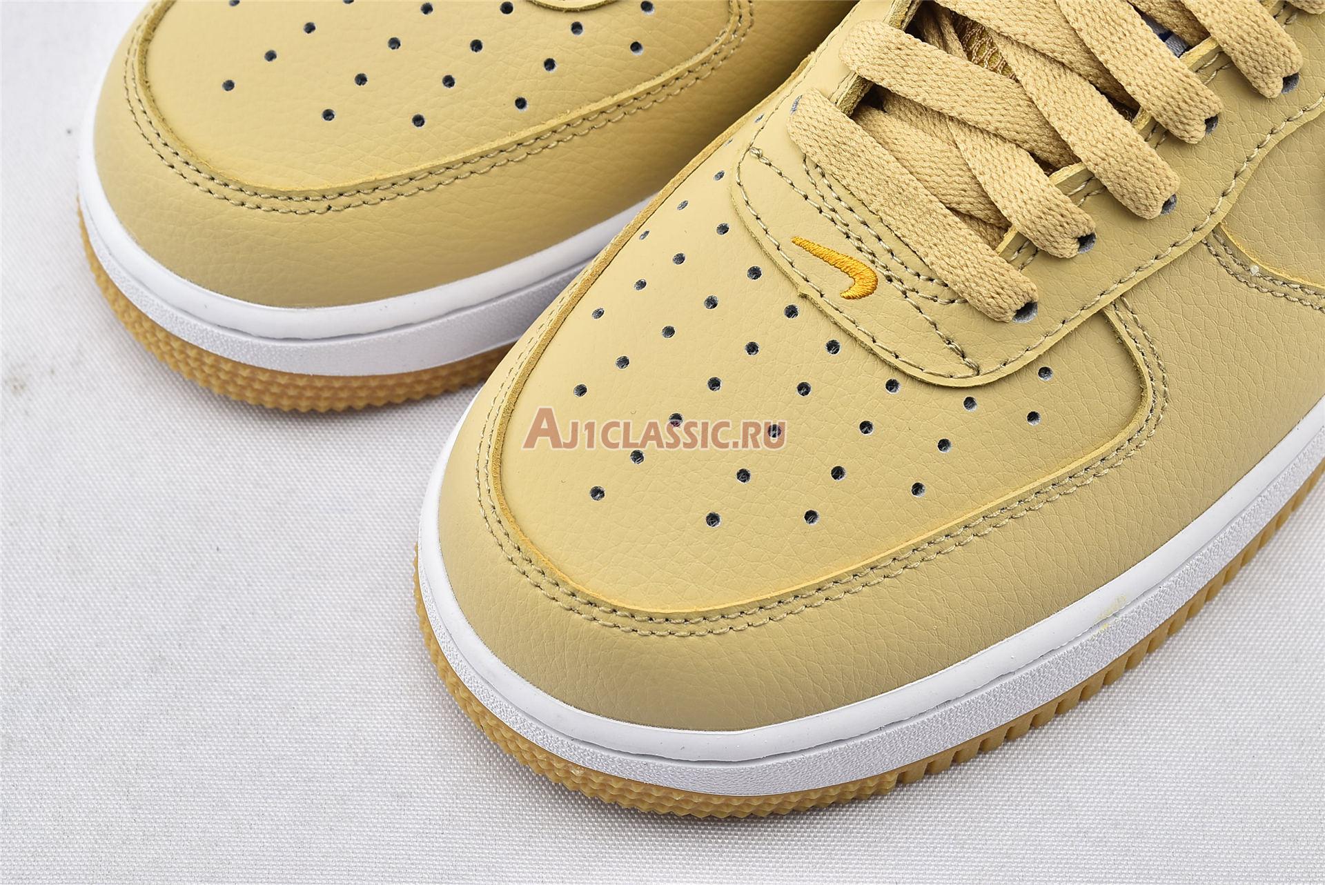 New NBA x Air Force 1 07 LV8 "Sesame University Gold" CT2298-200 Shoes