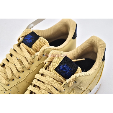 NBA x Air Force 1 07 LV8 Sesame University Gold CT2298-200 Sesame/University Gold/Deep Royal Blue/Sesame Mens Womens Shoes