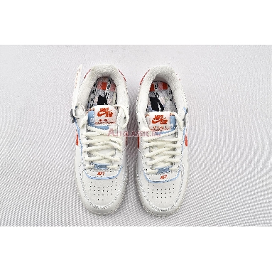 Nike Wmns Air Force 1 Shadow SE Team Orange Blue CQ9503-100 Summit White/Summit White/Team Orange Mens Womens Shoes