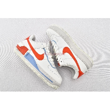 Nike Wmns Air Force 1 Shadow SE Team Orange Blue CQ9503-100 Summit White/Summit White/Team Orange Mens Womens Shoes