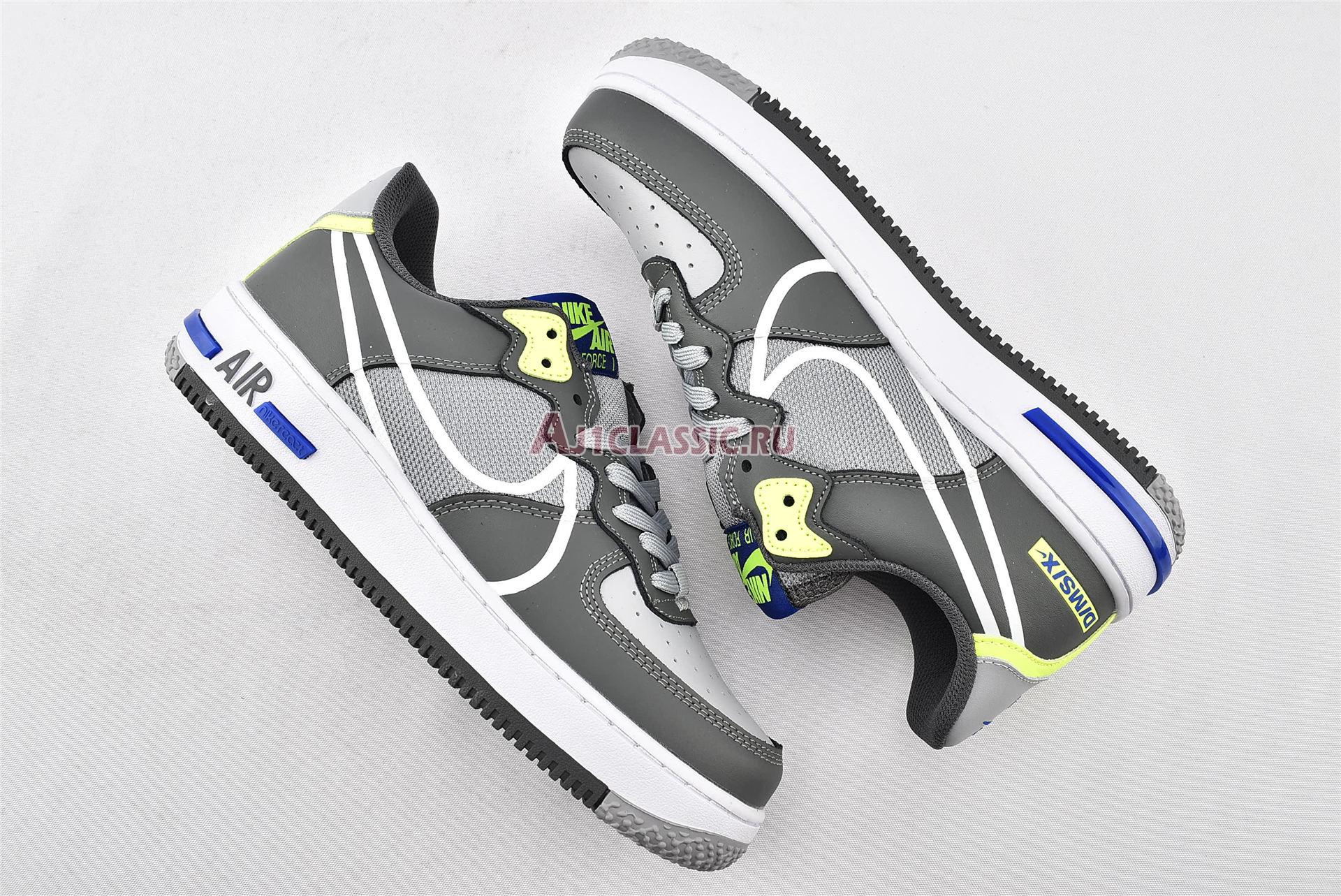 New Nike Air Force 1 React "Wolf Grey" CD4366-002 Shoes