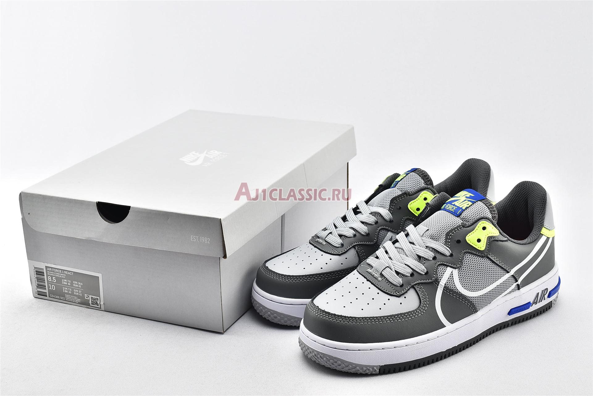 Nike Air Force 1 React "Wolf Grey" CD4366-002