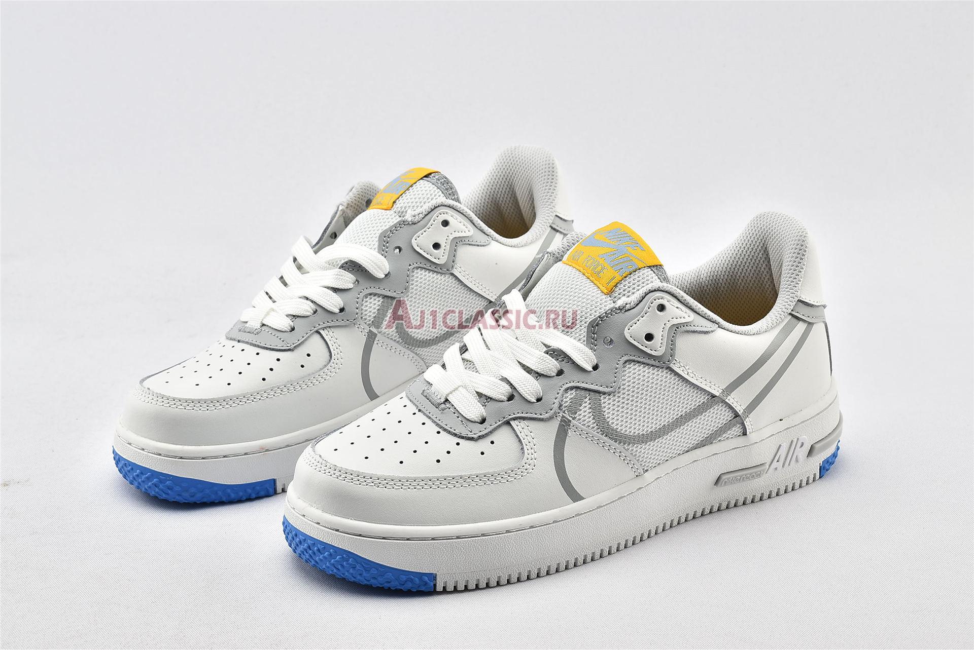 Nike Air Force 1 React "Smoke Grey Gold" CT1020-100