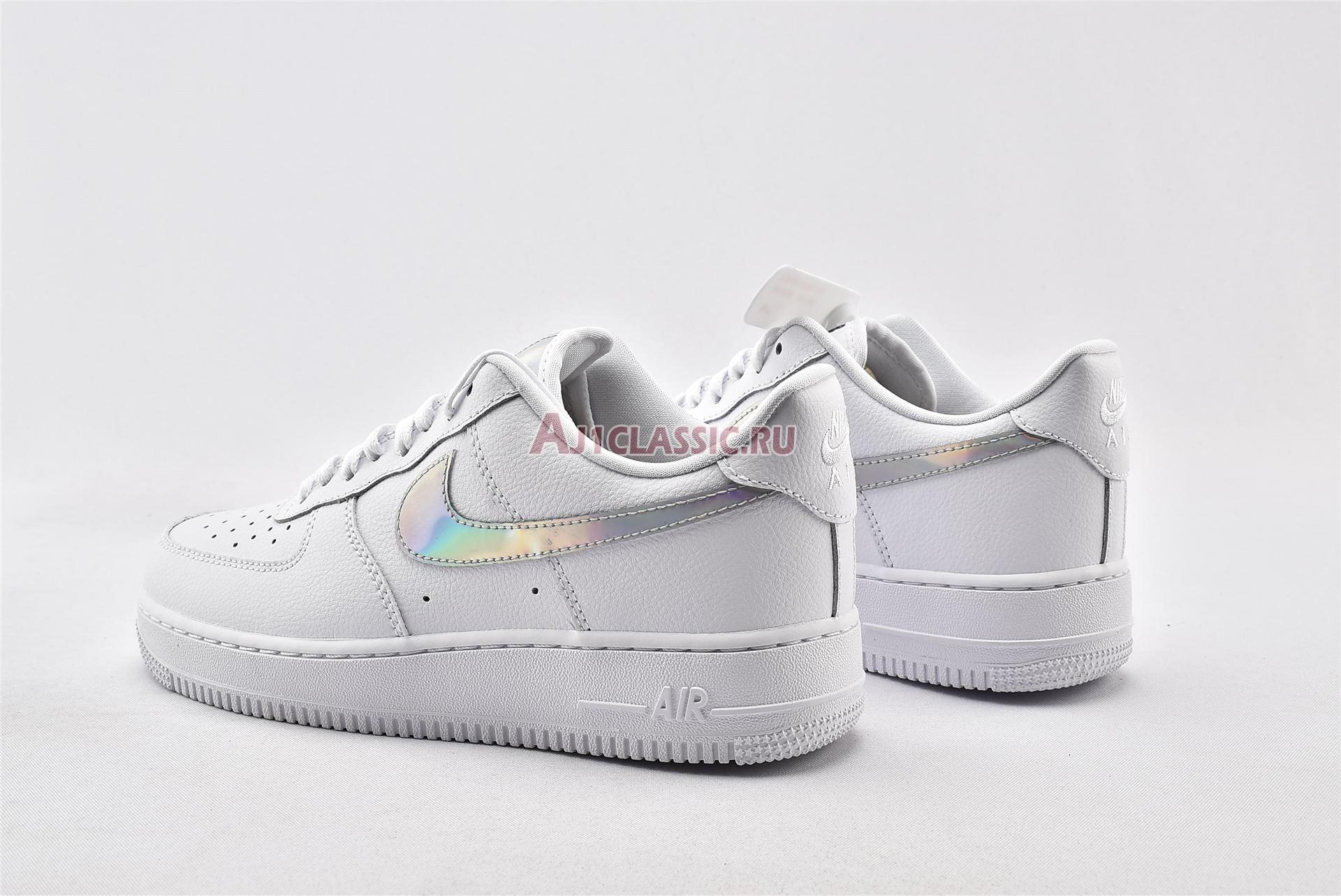 New Nike Air Force 1 Low "Iridescent Swoosh" CJ1646-100 Shoes