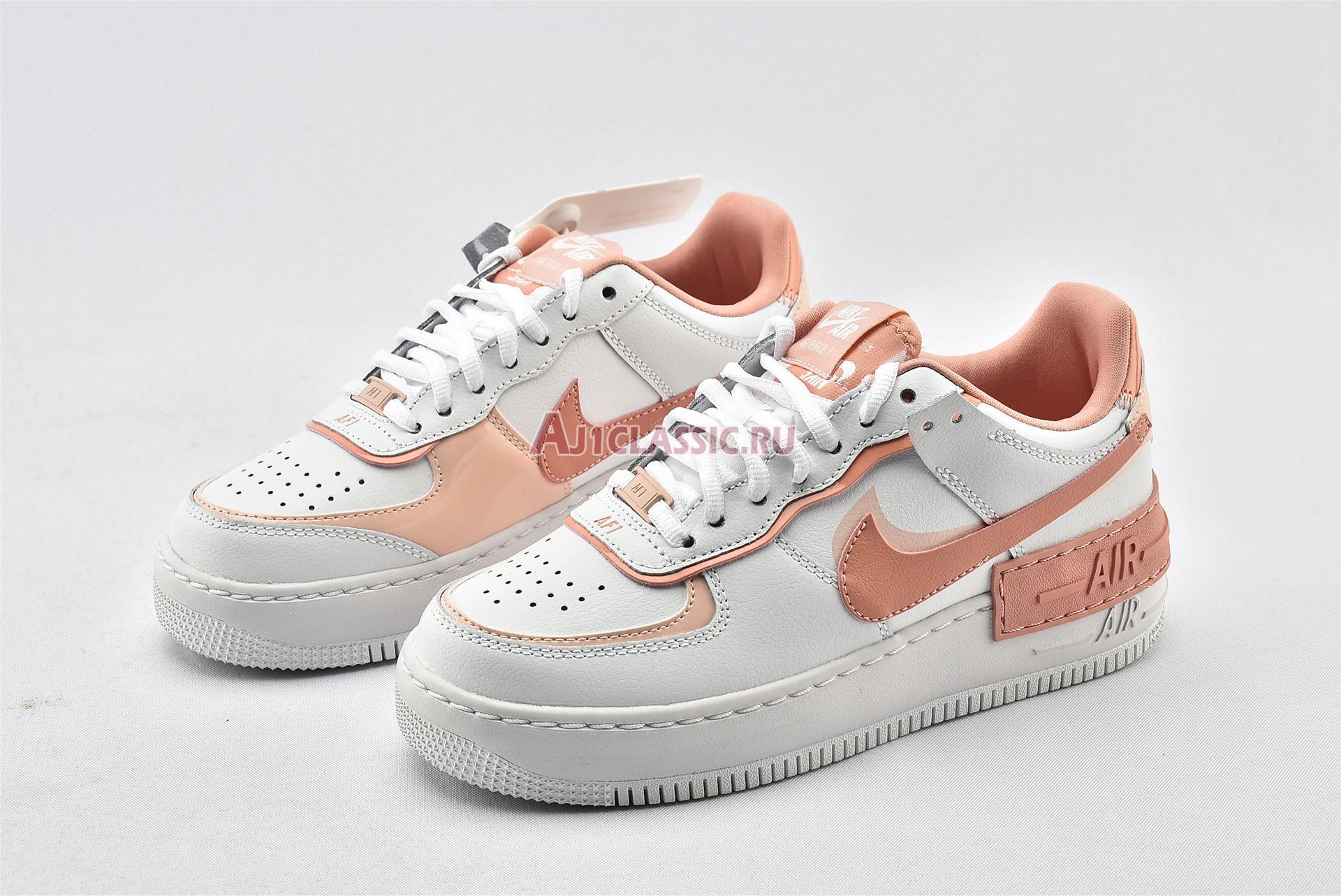 New Nike Wmns Air Force 1 Shadow "Washed Coral" CJ1641-101 Shoes