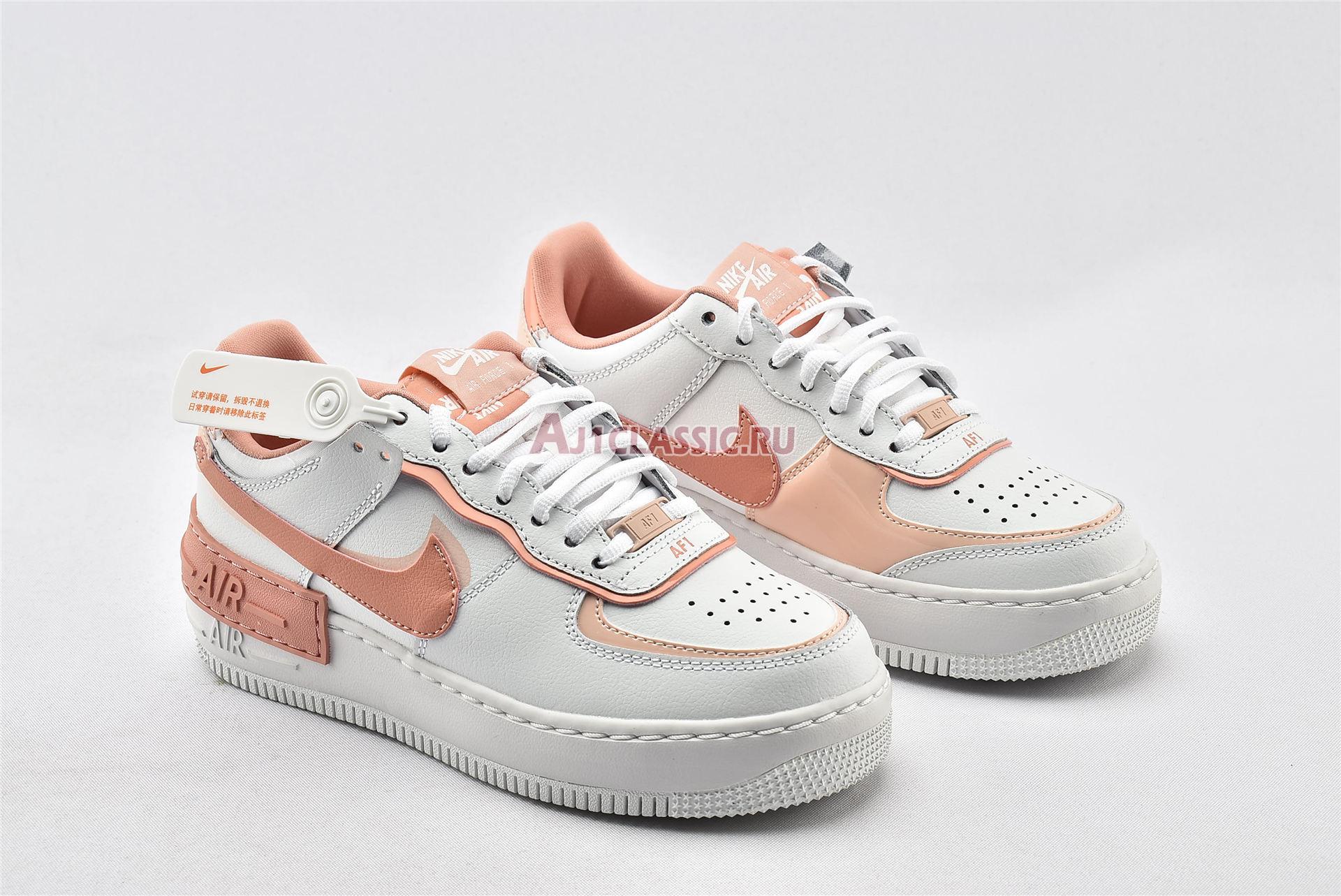 New Nike Wmns Air Force 1 Shadow "Washed Coral" CJ1641-101 Shoes