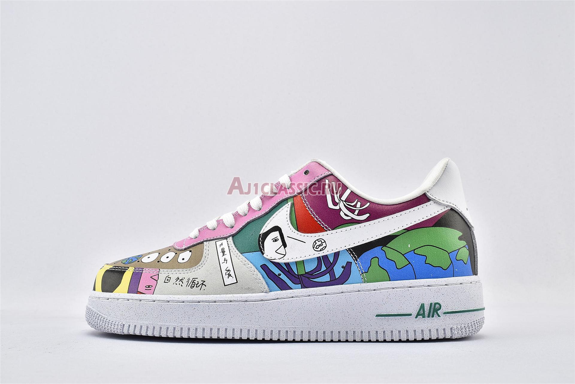 New Ruohan Wang x Nike Air Force 1 Flyleather CZ3990-900 Shoes