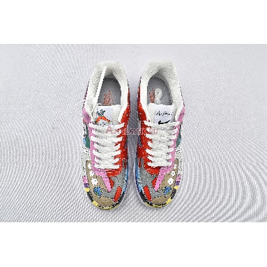 Ruohan Wang x Nike Air Force 1 Flyleather CZ3990-900 Red/Pink/Green/Blue/White Mens Womens Shoes