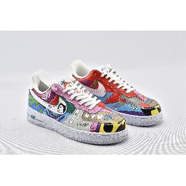 Ruohan Wang x Nike Air Force 1 Flyleather CZ3990-900 Red/Pink/Green/Blue/White Mens Womens Shoes