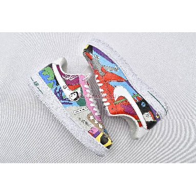 Ruohan Wang x Nike Air Force 1 Flyleather CZ3990-900 Red/Pink/Green/Blue/White Mens Womens Shoes